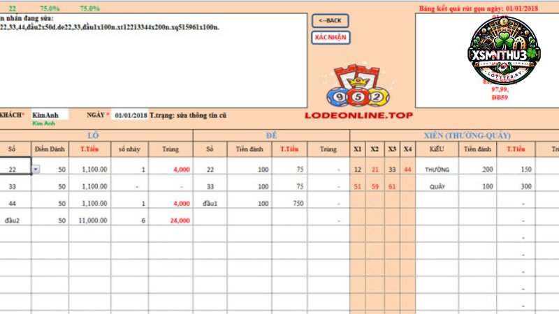 Phần mềm tính lô đề - Công cụ hiệu quả cho người chơi xổ số